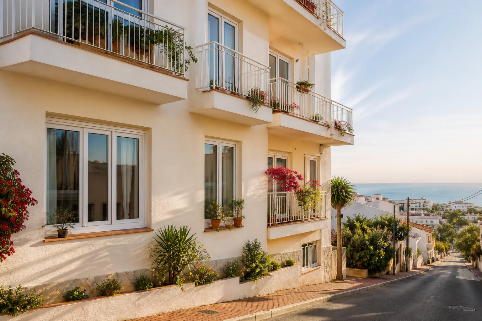 Ventanas de PVC adaptadas a otro entorno residencial de Málaga
